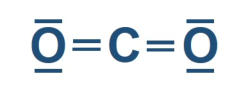 Elektronenformel bzw. Lewisformel von CO2 